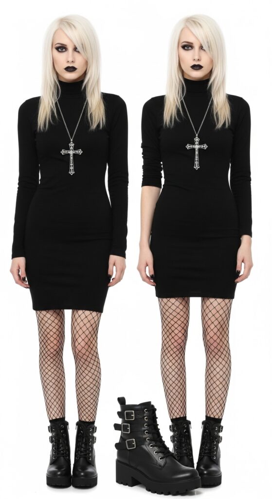 Metal Concert Outfit Ideas 8 Goth-Inspired Black Dress