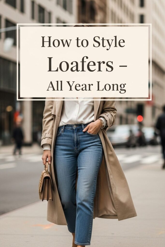 23 Stylish Loafer Outfits for Effortless Elegance 1 How to Style Loafers Year-Round