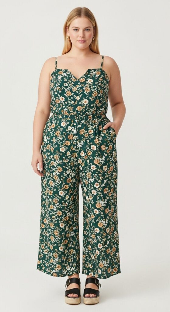 Jumpsuit & Chunky Sandals