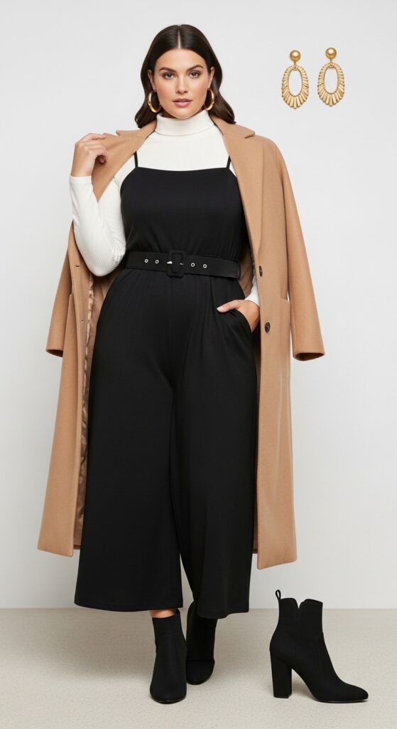 24 Plus Size Casual Winter Fashion Outfits That Celebrate Your Curves 14 Jumpsuit Joy