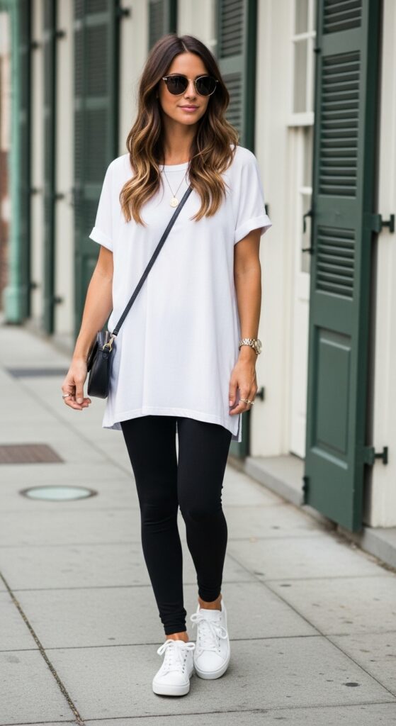 Marigny Casual Oversized Tee & Leggings