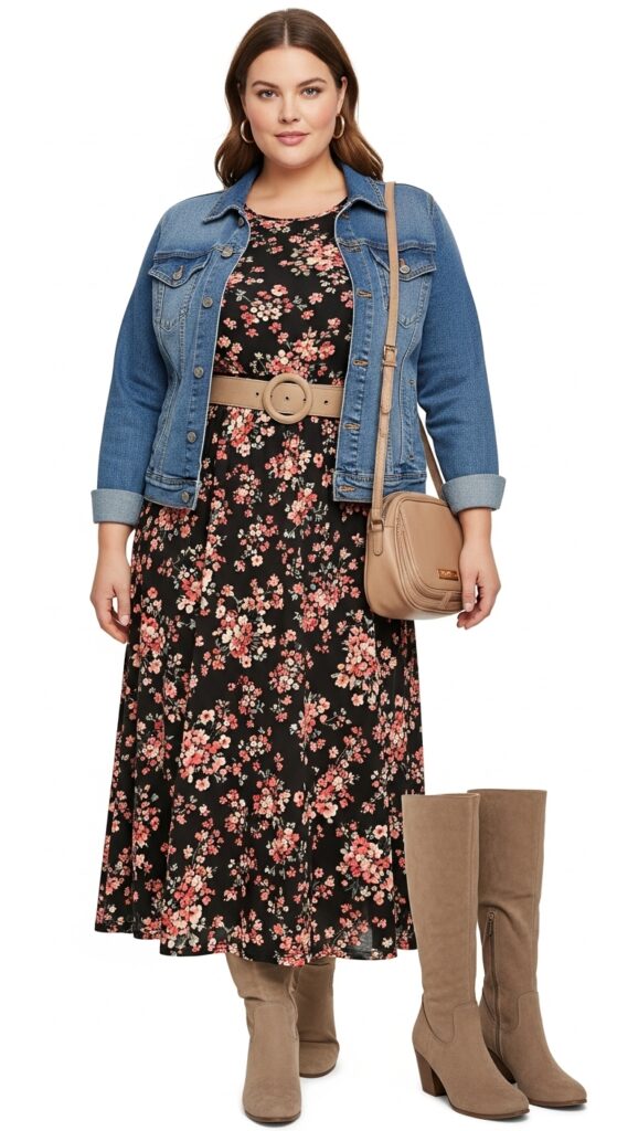 24 Plus Size Casual Winter Fashion Outfits That Celebrate Your Curves 24 Midi Dress Magic