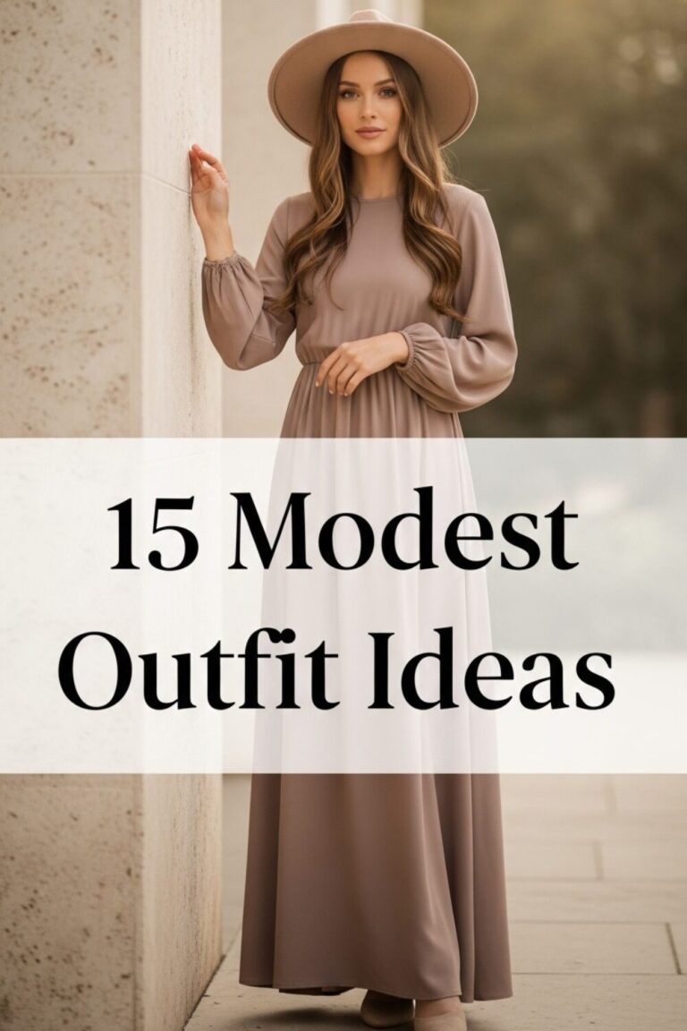 Modest Outfit Ideas You’ll Love