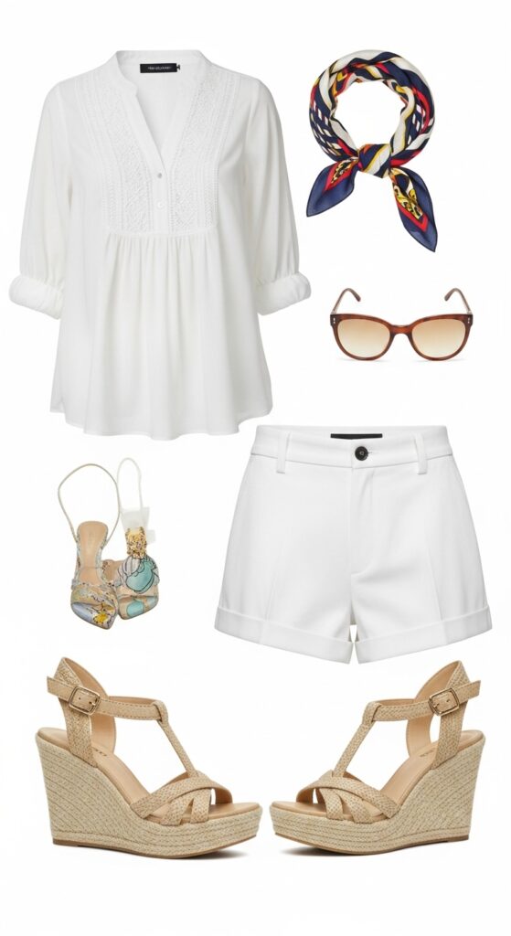 Monochrome All-White Outfit