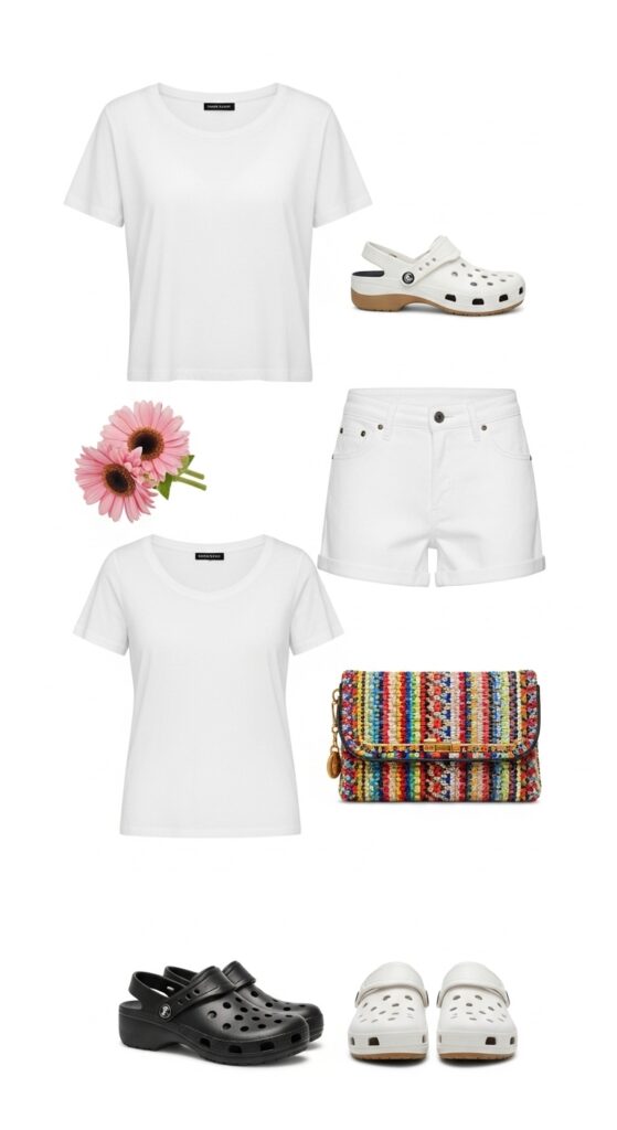 Monochrome All-White Outfit