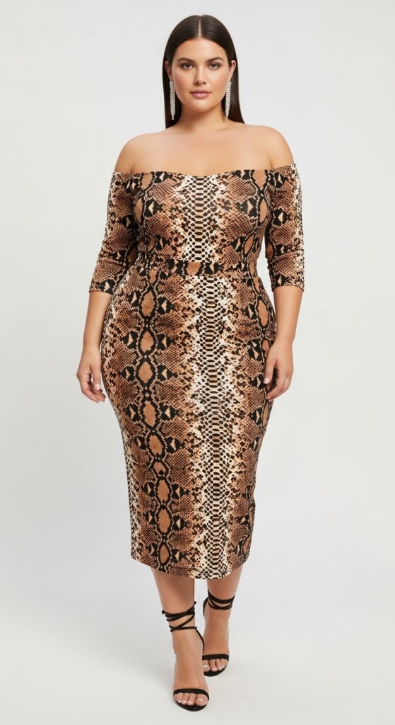 Off-Shoulder Bodysuit and Skirt