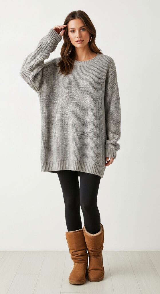 Oversized Sweater and Leggings