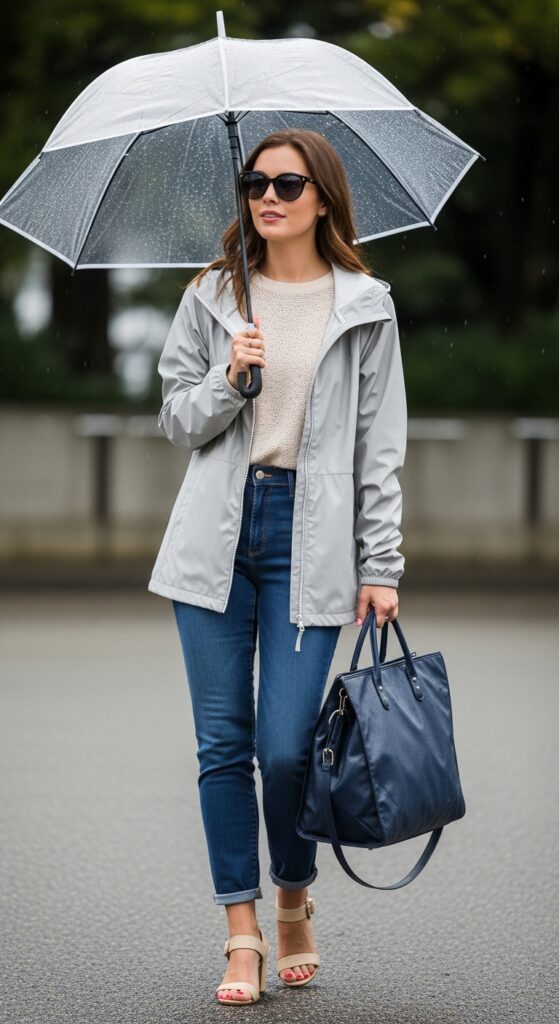 What to Wear in Japan: 22 Stylish Outfit Ideas for Your Upcoming Trip 18 Packable Rain Jacket for Unexpected Showers