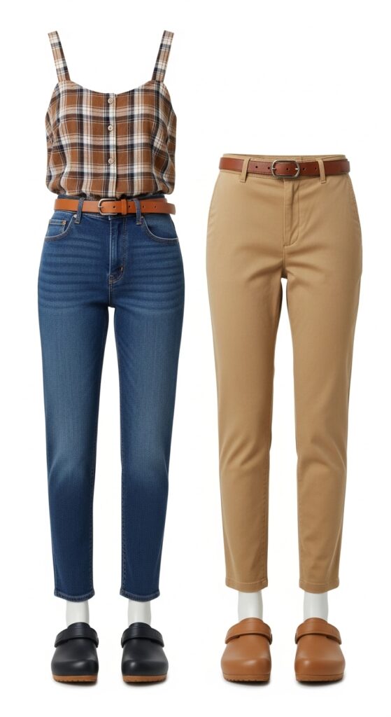 Plaid Tank and Chinos