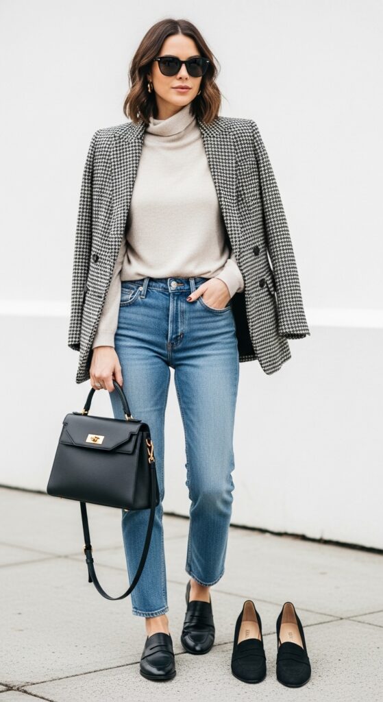 30 Stylish Winter Outfits for Women That Keep You Warm and Fashion-Forward 16 Smart Casual with a Blazer