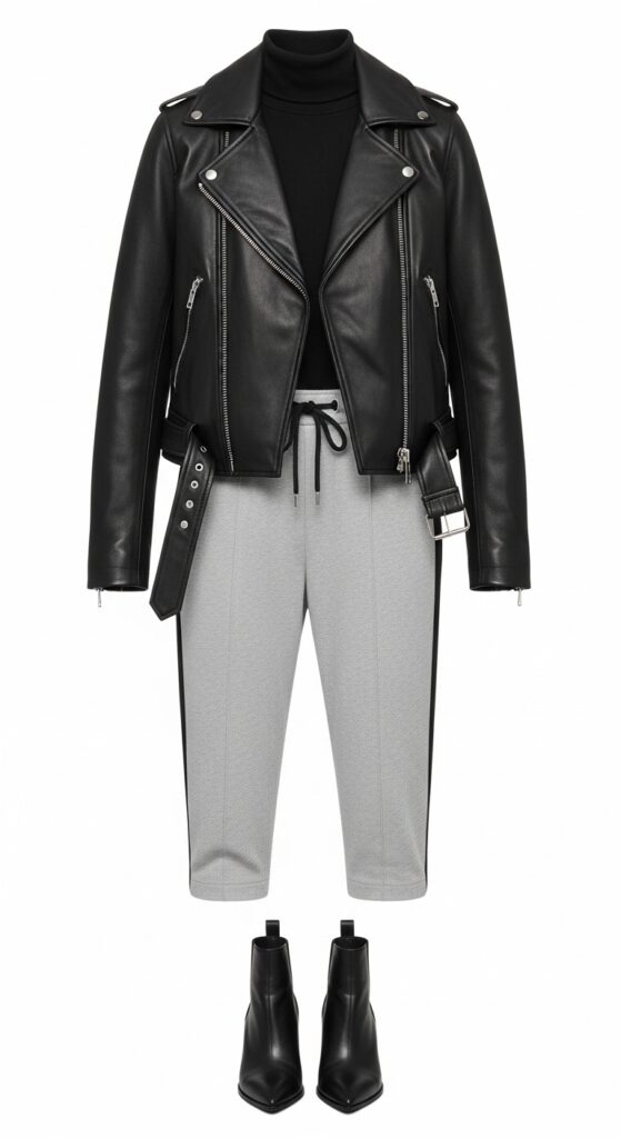 17 Stylish Leather Jacket Outfits That Will Turn Heads 19 Sporty Spice
