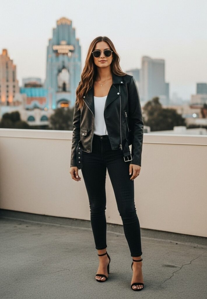 Statement Outerwear for Cooler Evenings