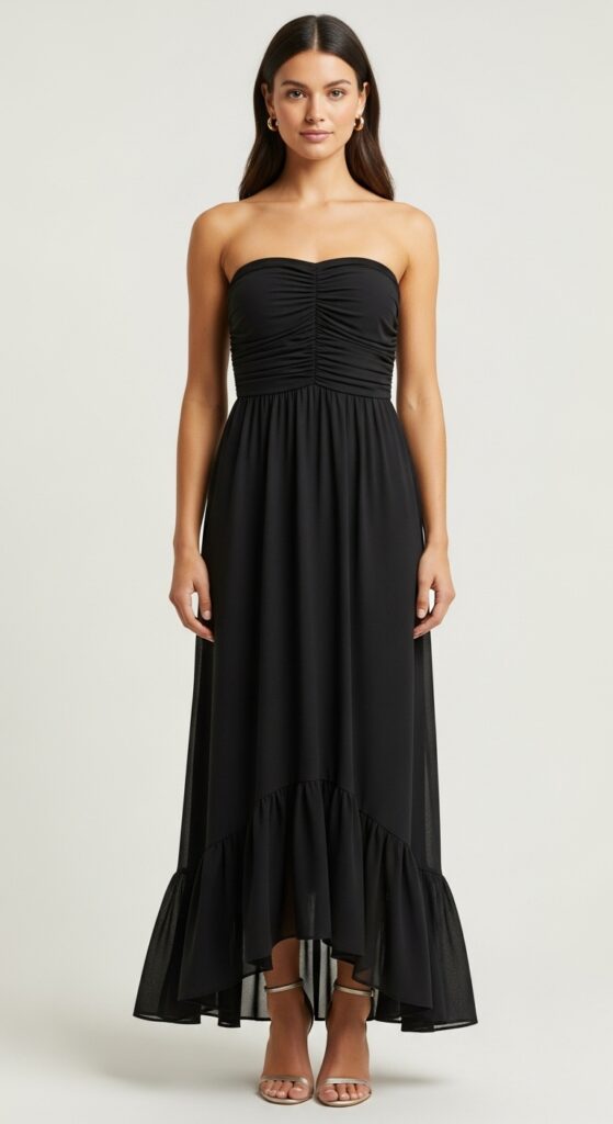 Strapless Maxi Dress