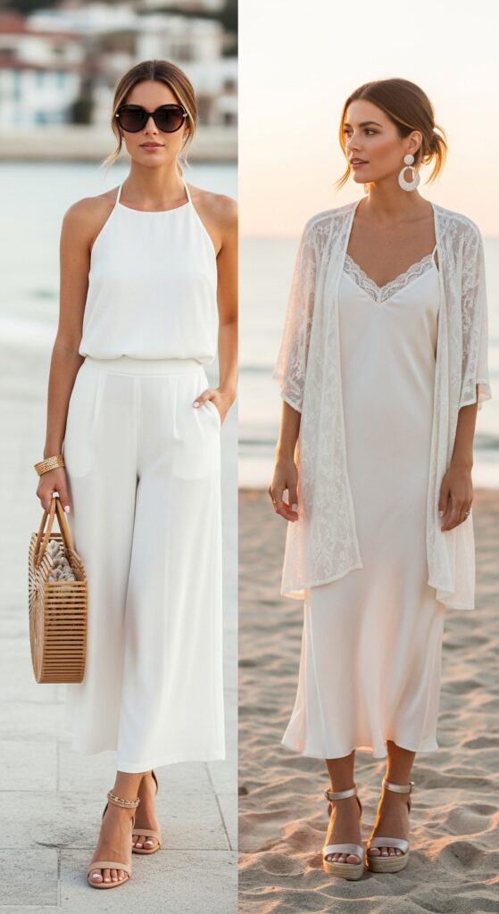 Ivory Outfits for Every Season with Chic Season Style 5 Summer Breezy Ivory Elegance