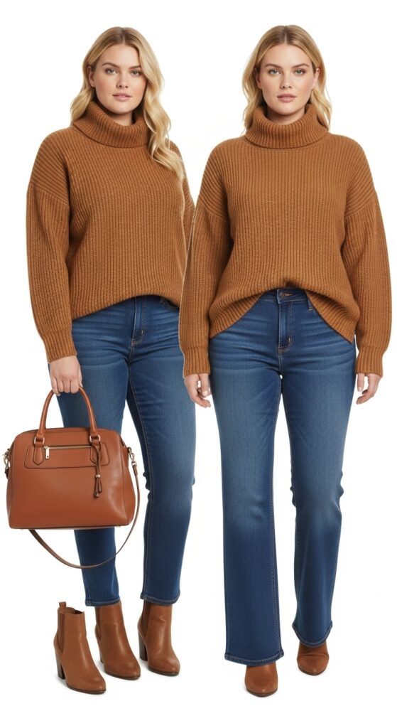 24 Plus Size Winter Business Casual Outfits: Work & Office 20 Sweater Set Style