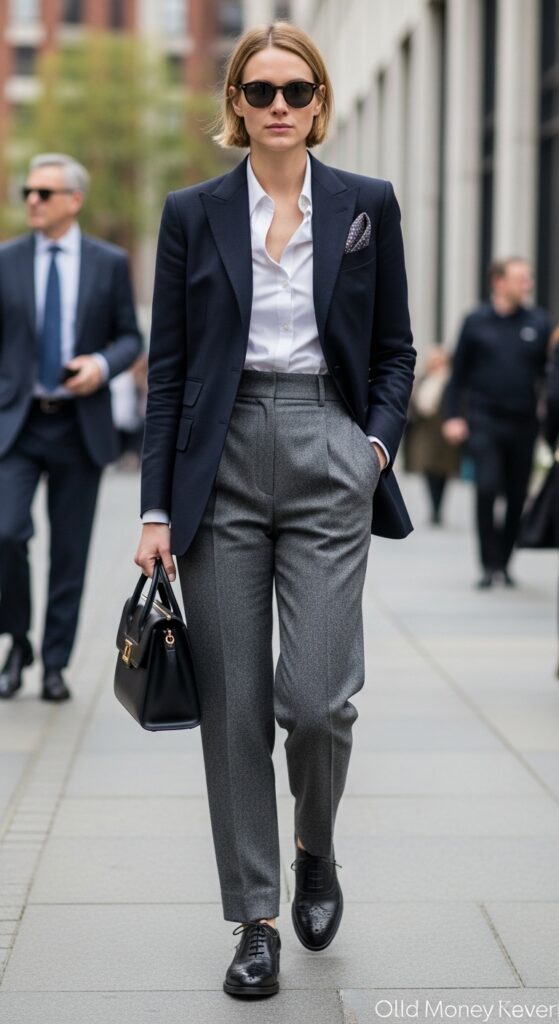 Tailored Blazer and Wool Trousers
