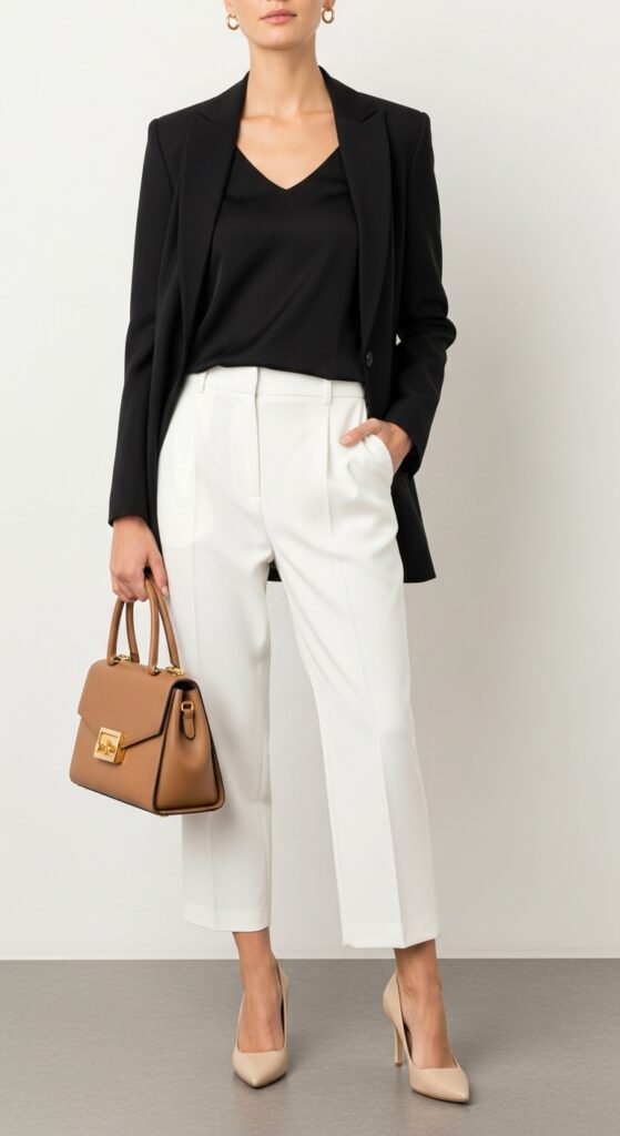 23 Spring Outfits for 2025 That Will Refresh Your Wardrobe 19 Tailored Shorts and Blazer for Warm Days