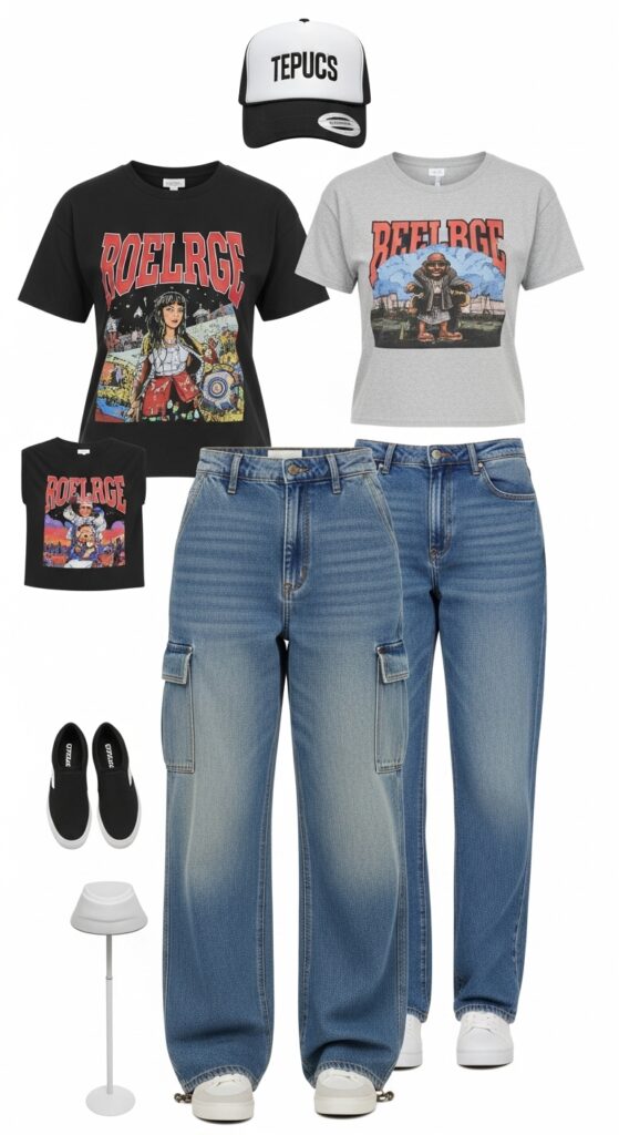 Trucker Hat and Graphic Tee