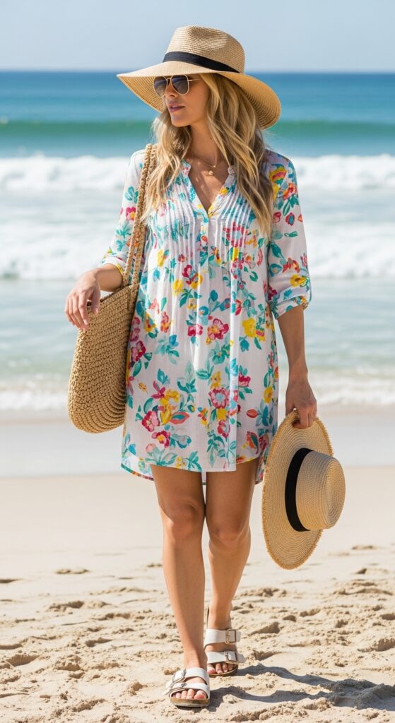 Tunic and Beach Hat