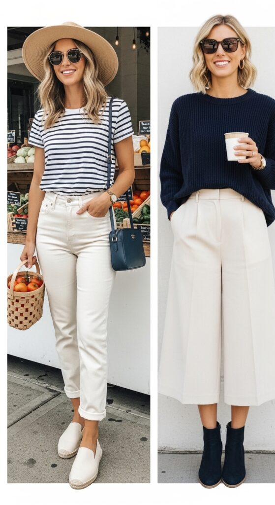 Navy and Cream Outfits for Timeless Elegance with Chic Season Style 5 Weekend Vibes with a Chic Twist