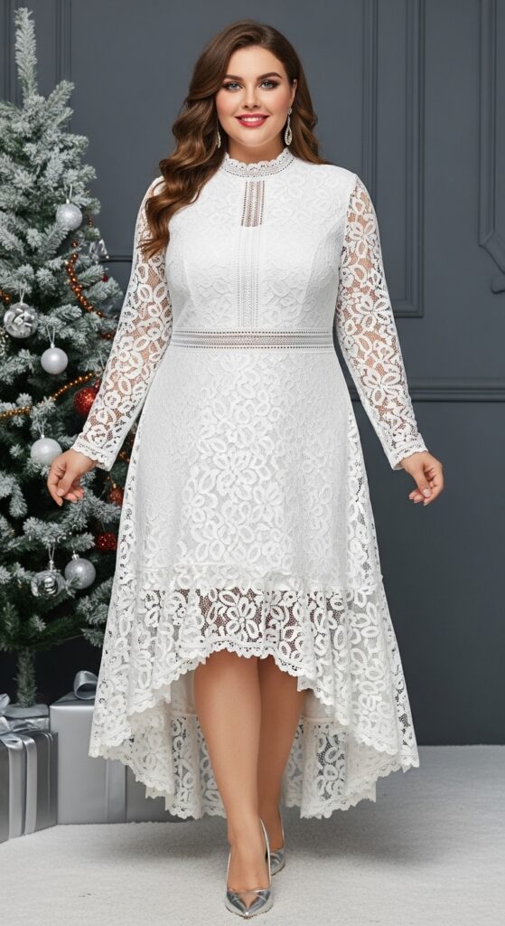 White Lace Celebration Dress
