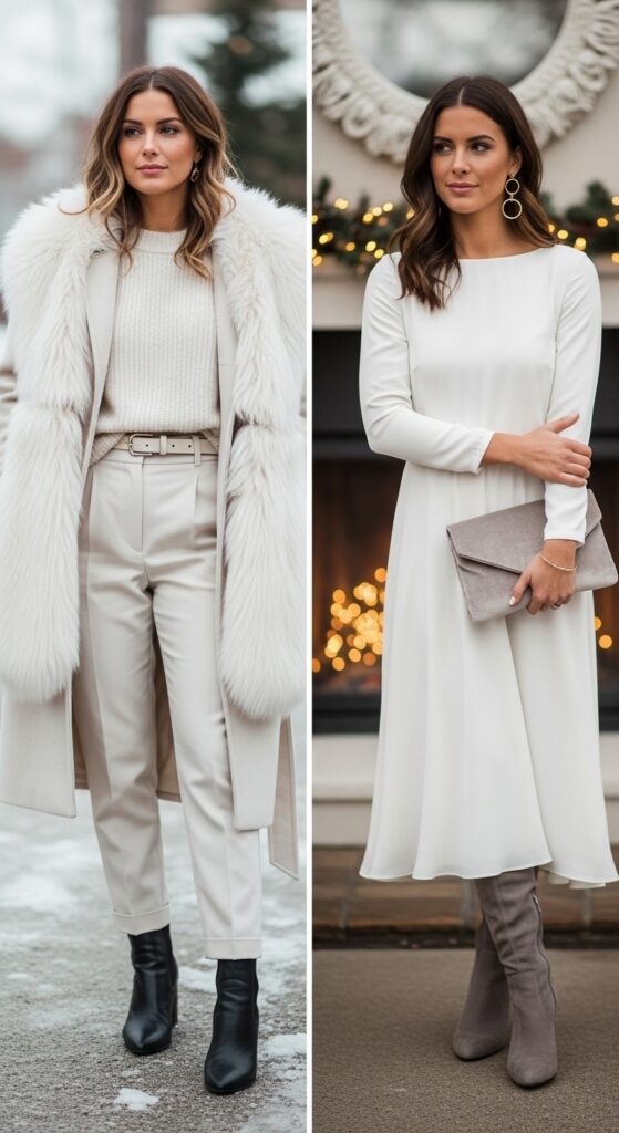 Ivory Outfits for Every Season with Chic Season Style 9 Winter Warm Ivory Sophistication