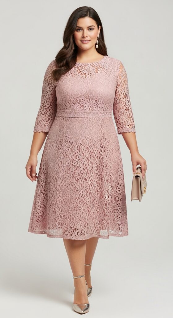 A-Line Lace Dress