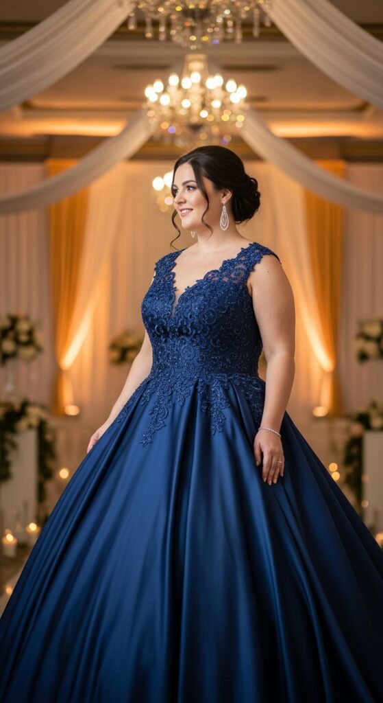 11 Plus Size Formal Wedding Guest Dresses That Are Just Wow 5 Ball Gown