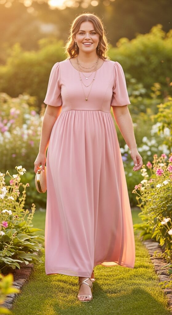Blush Pink Maxi Dress