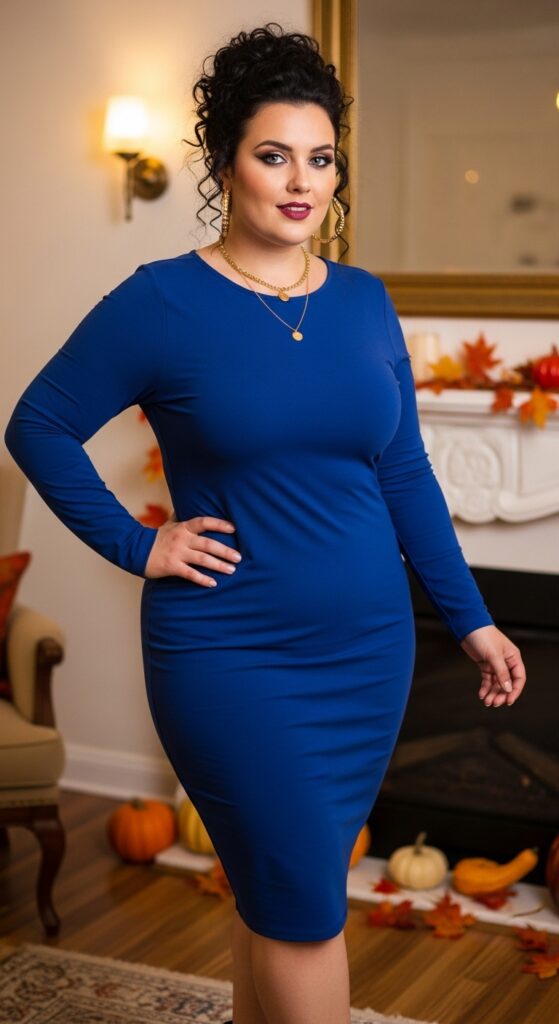 14 Plus Size Fall Birthday Outfits to Make You Feel Absolutely Radiant 5 Bold Bodycon Dress
