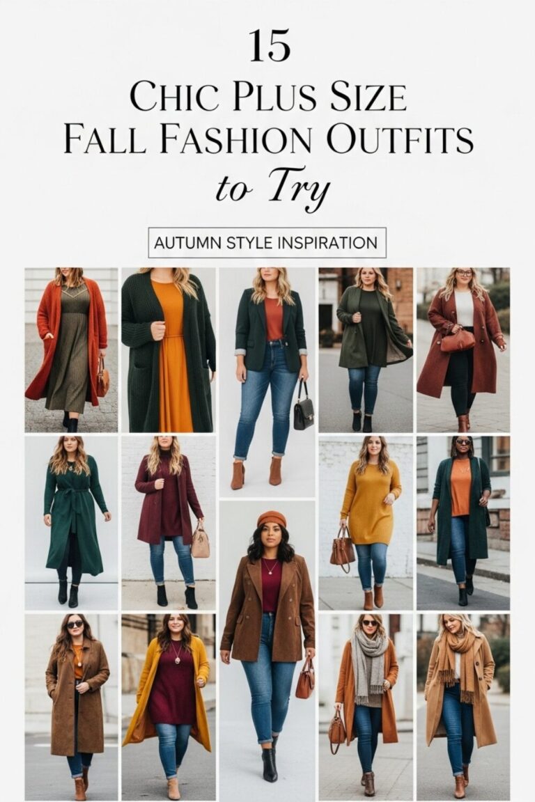 Chic Plus Size Fall Fashion Outfits to Try