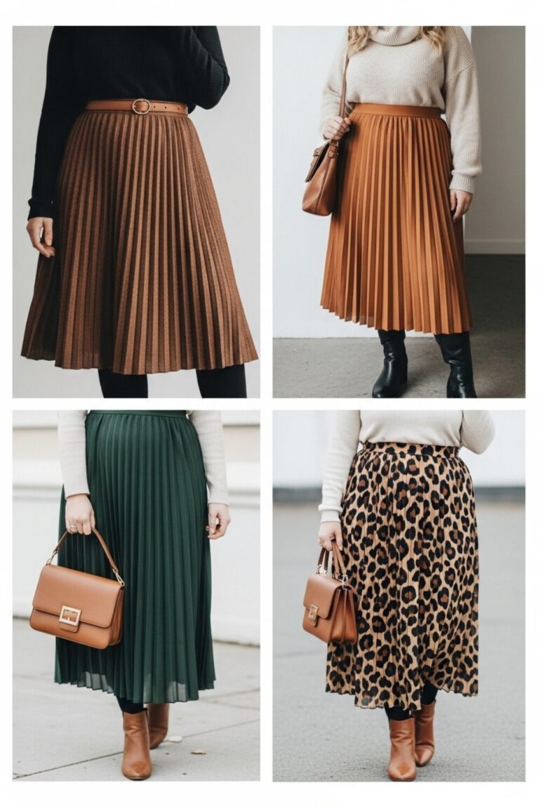 Chic Plus Size Fall Skirt Outfit Ideas