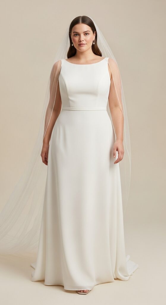10 Stunning Plus Size A-Line Wedding Dresses for Curvy Brides 3 Classic A-Line Maxi Dress
