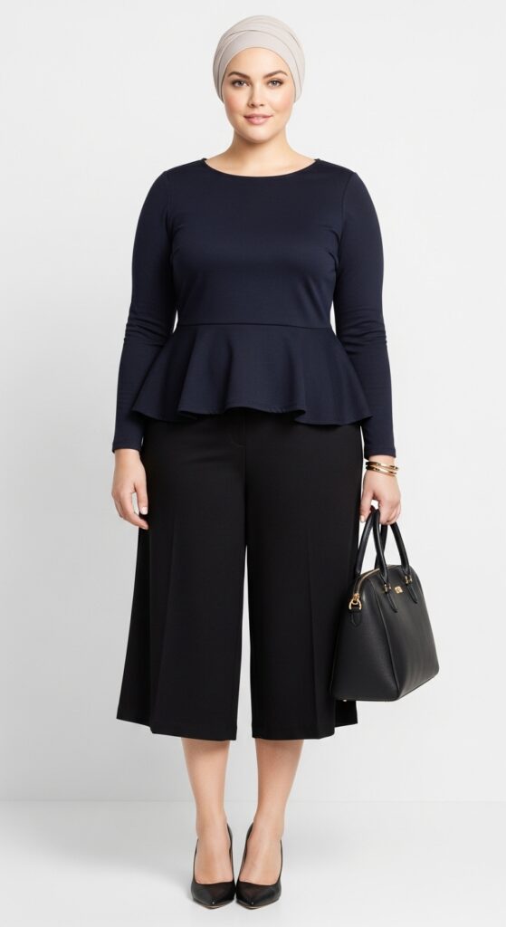 Culottes and Peplum Top