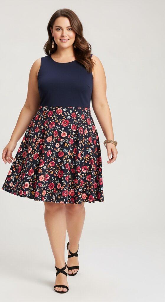 15 Stunning Plus Size Summer Party Outfits for Curvy Women You’ll Love 17 Fit-and-Flare Dress Fun and Flattering