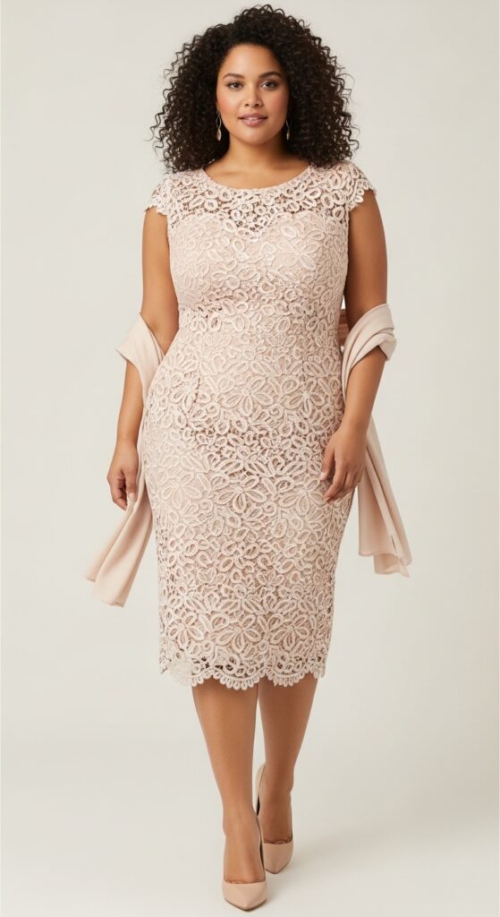 Lace Sheath Dress