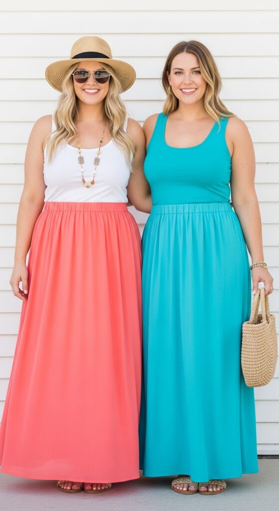 Maxi Skirt and Tank Top