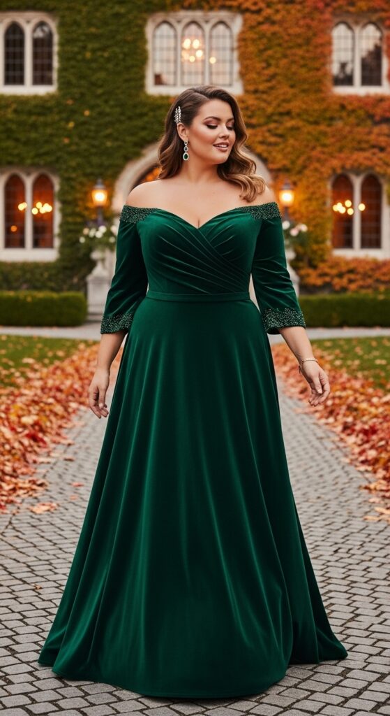 Off-the-Shouldler Gown