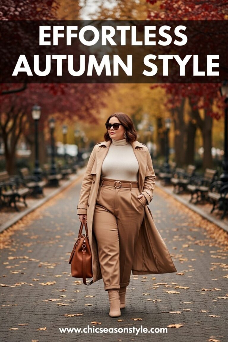 Plus Size Autumn Outfits 12 Effortless & Confident Looks