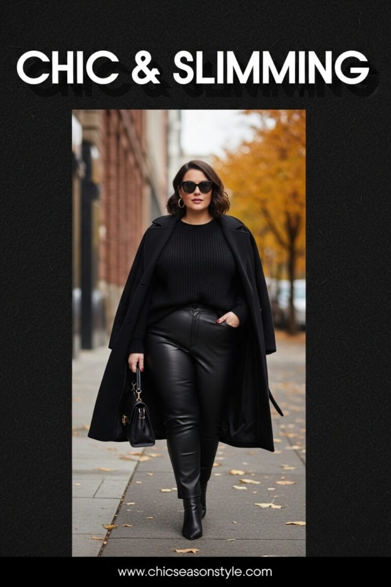 Plus Size Black Fall Outfits 14 Slimming & Chic Looks