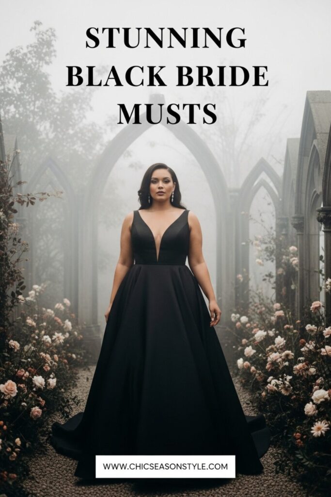 10 Stunning Plus Size Black Wedding Dresses for Curvy Brides 1 Plus Size Black Wedding Dresses: Stunning Curvy Must-Tries