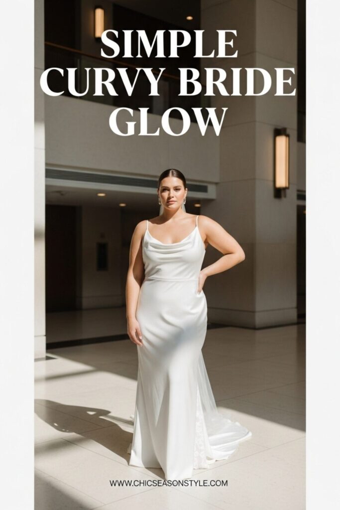 10 Simple Plus Size Civil Wedding Dresses Curvy Brides Will Love 1 Plus Size Civil Wedding Dresses: Simple Curvy Elegance