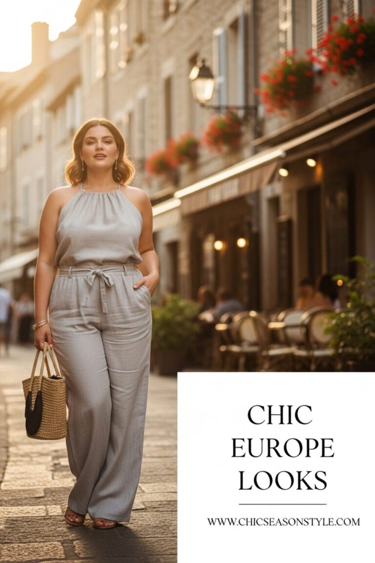 Plus Size European Summer Outfits to Slay Your Trip
