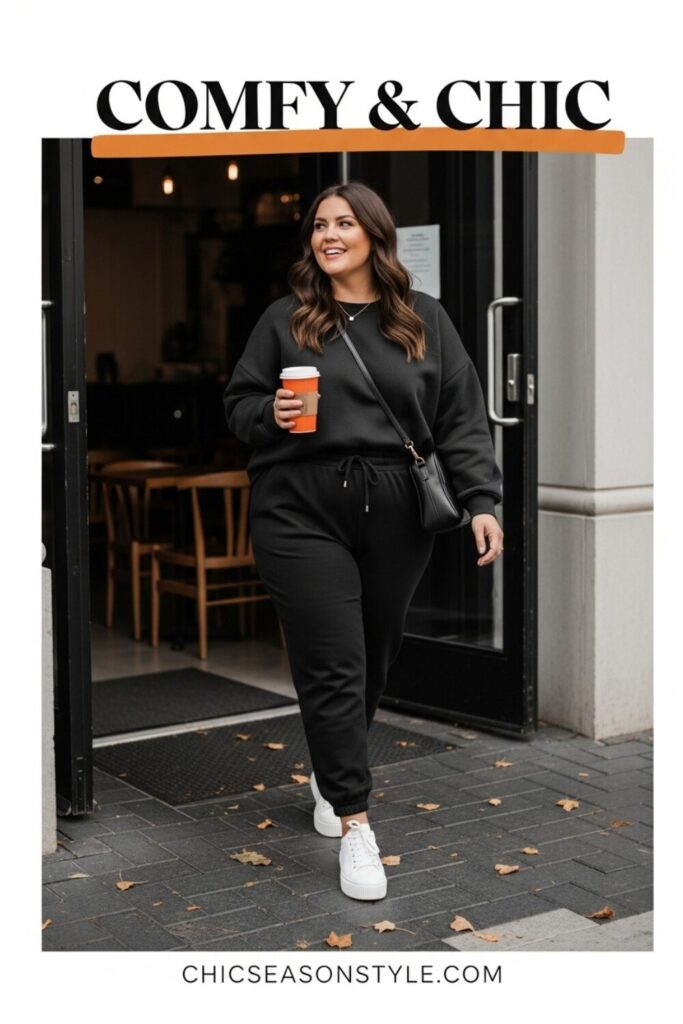 14 Plus Size Fall Athleisure Outfits Curvy Women Will Love 1 Plus Size Fall Athleisure Outfits: 14 Comfy & Chic Looks