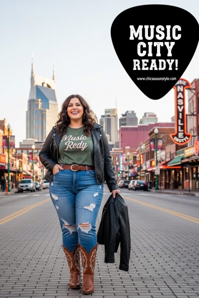 14 Plus Size Fall Nashville Outfits for an Unforgettable Trip 1 Plus Size Fall Nashville Outfits 14 Music City Looks