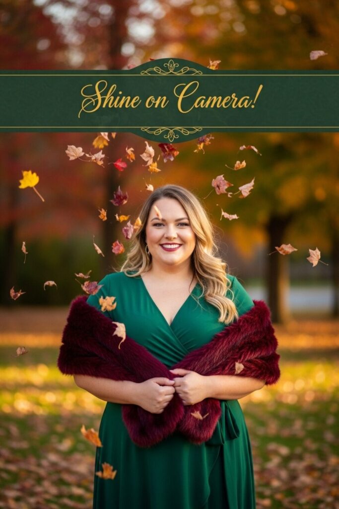 12 Plus Size Fall Photo Outfits That Make Your Curves Shine 1 Plus Size Fall Photo Outfits: 12 Camera-Ready Looks!