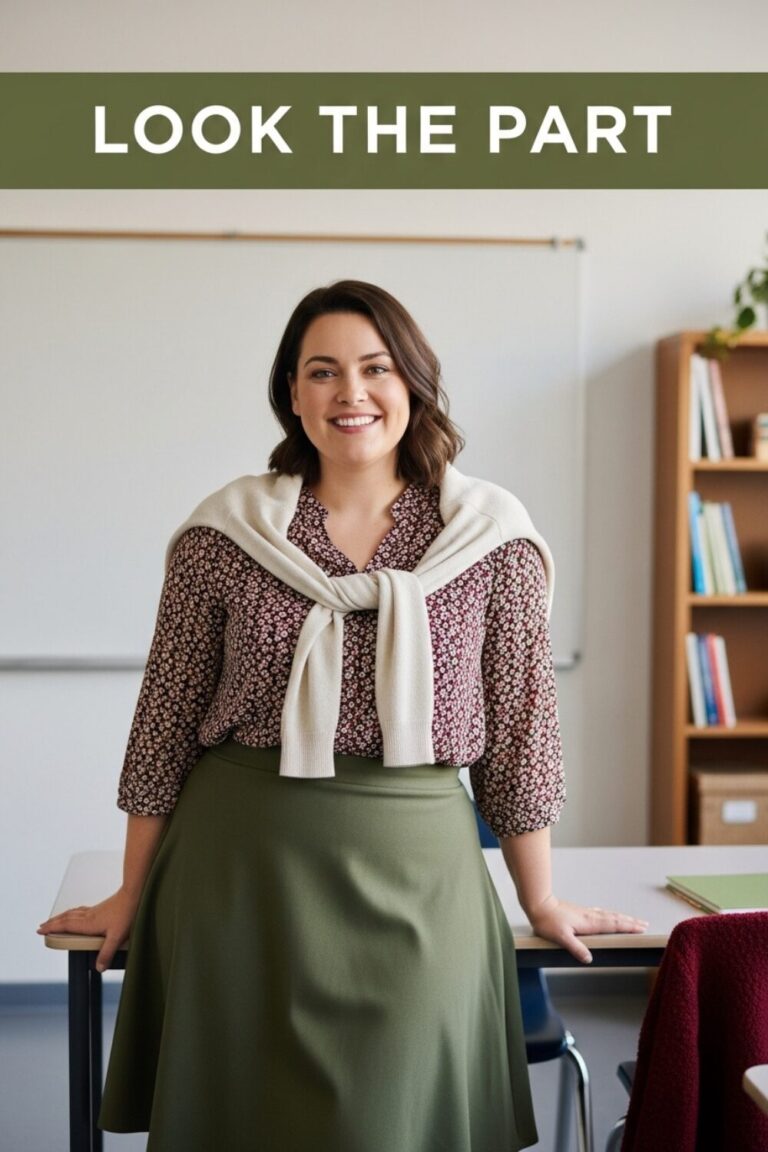 Plus Size Fall Teacher Outfits: 14 Stylish & Savvy Looks