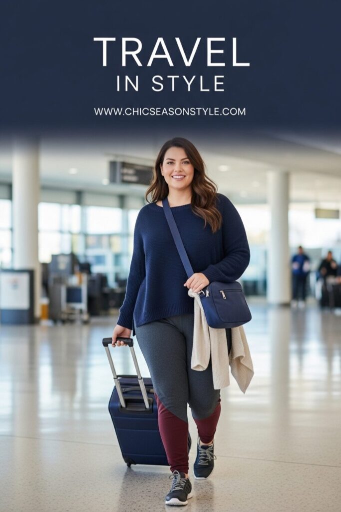 14 Plus Size Fall Travel Outfits for Comfort & Style on the Go 1 Plus Size Fall Travel Outfits 14 Comfortable & Stylish Looks