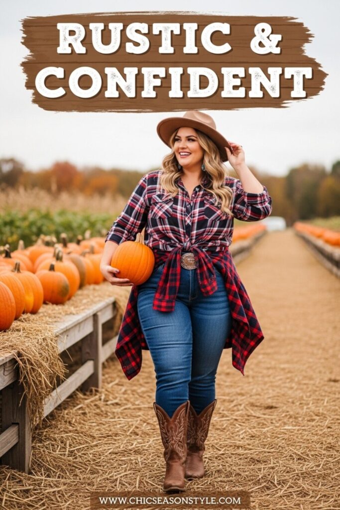 Plus Size Fall Western Outfits 14 Rustic & Confident Looks