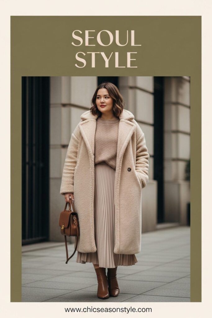 12 Plus Size Korean Autumn Outfits for Modern Curvy Style 1 Plus Size Korean Autumn Outfits 12 Modern K-Style Looks